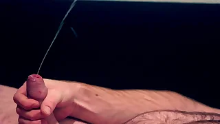 Shooting cum all over me